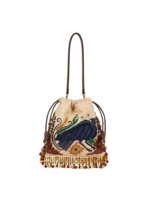 Etro Small Kalispera Shoulder Bag ivory