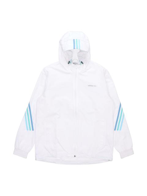 adidas neo M Fav 3s Wb 2 Contrasting Colors Sports Hooded Jacket White GP5660