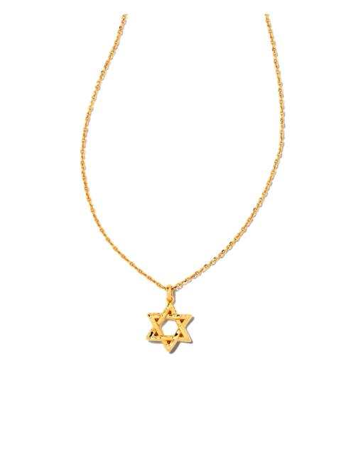 KENDRA SCOTT Star of David Pendant Necklace in Gold