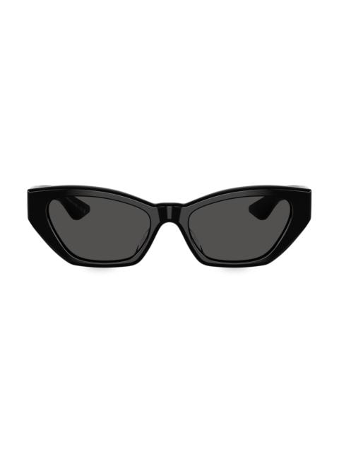 Oliver Peoples Women's Oliver Peoples x Khaite 53MM Cat-Eye Sunglasses - Black