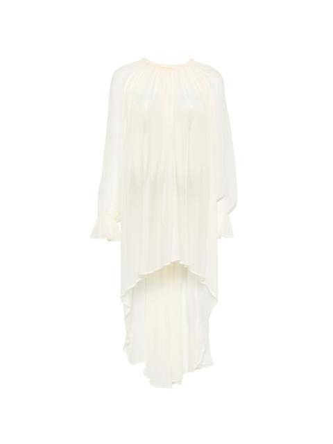 ELEH ruffled-cuff asymmetric dress