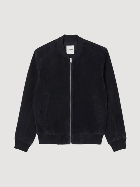Sandro SUEDE LEATHER JACKET