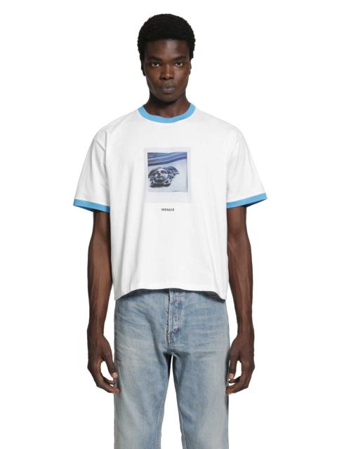 VERSACE Printed Cotton Jersey Regular T-shirt