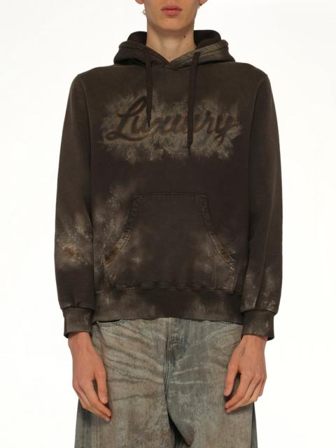 doublet Luxuary Mud Paint Hoodie in Brown