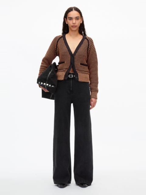 3.1 Phillip Lim Bi-Color Cropped Cardigan