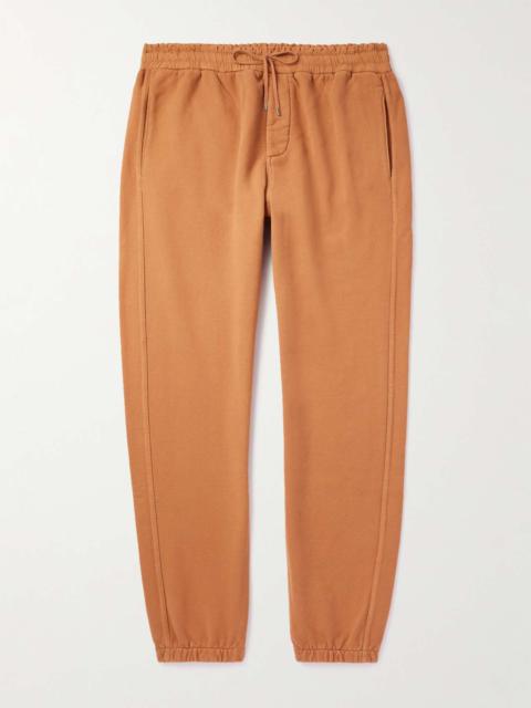 SAINT LAURENT Tapered Cotton-Jersey Sweatpants