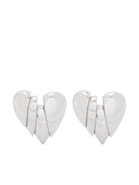 Amina Muaddi Heartbreaker Earrings