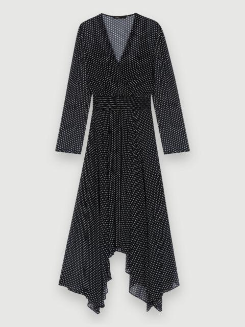 maje Mid-length polka dot dress