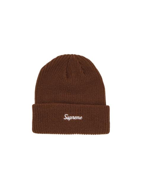 Supreme Loose Gauge Beanie 'Brown'