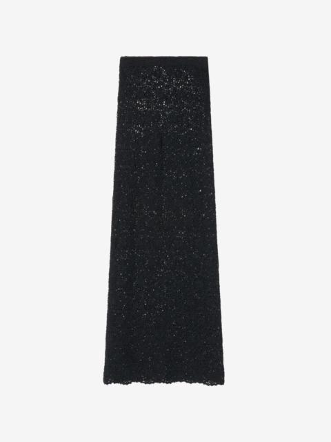 NILI LOTAN Nika knitted maxi skirt