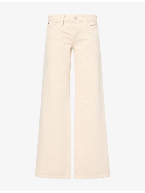 FRAME FRAME x Amelia The Gray Wide-Leg Denim Jeans
