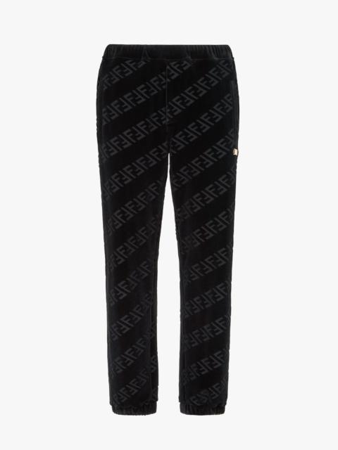 FENDI Black velvet pants