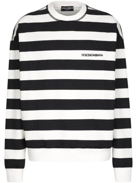 Dolce & Gabbana Marina-print cotton sweatshirt