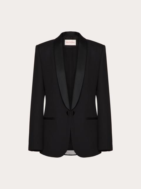 Valentino JACKET IN FLUID CAVALLERY WOOL