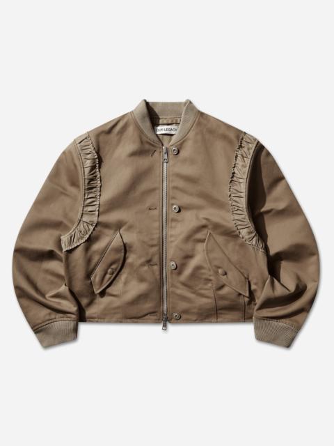 Our Legacy Women's Frill Bomber Jacket Kharkee