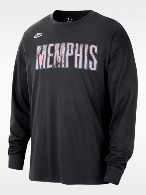 Nike Memphis Grizzlies Hardwood Classic Essential Men's Nike NBA Long-Sleeve T-Shirt