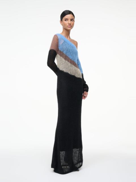 STAUD STAUD TESSA DRESS COUNTRY BLUE MULTI