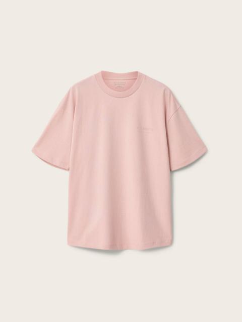 ALLSAINTS XANDER FLOCKED LOGO OVERSIZED T-SHIRT