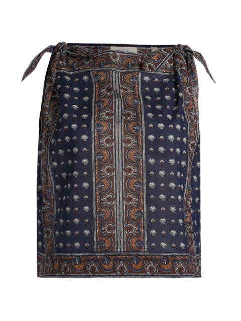 DÔEN Women's Amalia Shell-Print Cotton Top - Bleu Foulard De La Mer