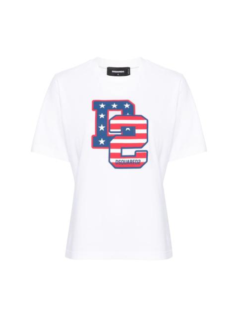 DSQUARED2 logo-print cotton T-shirt