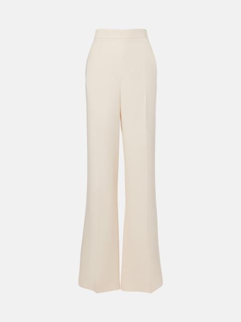 Valentino Cady Couture silk wide-leg pants