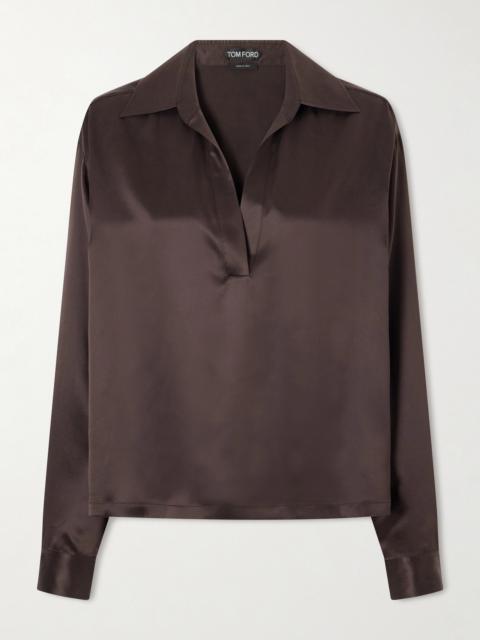 TOM FORD Silk-satin Blouse