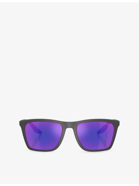 Prada PS B08S Pillow-Frame Injected Sunglasses