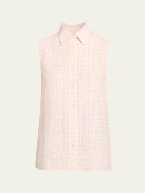 OFFICINE GÉNÉRALE Isy Textured Sleeveless Shirt