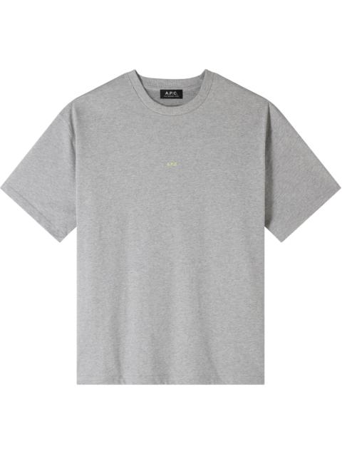 A.P.C. BOXY MICRO LOGO T-SHIRT