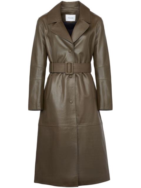 Yves Salomon leather trenchcoat