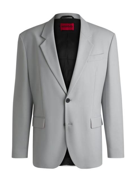 HUGO MODERN-FIT JACKET IN STRETCH TWILL WITH FULL LINING