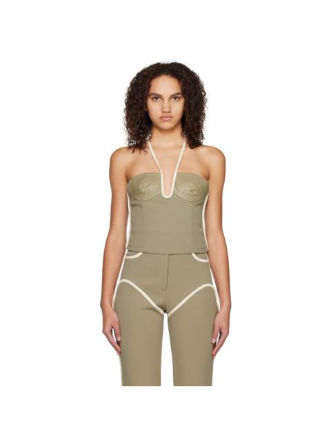 Paris Georgia Khaki Nassia Tank Top