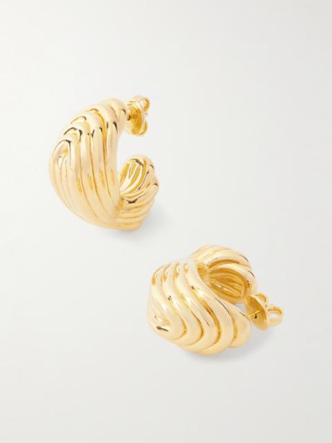 Bottega Veneta Gold-plated Hoop Earrings