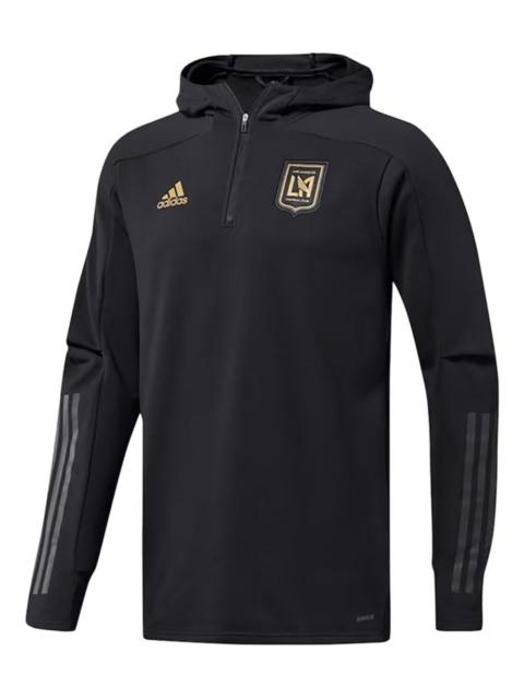 adidas logo-detail hoodie