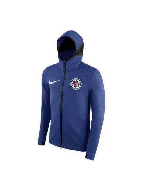 Nike Nike Therma Flex Showtime NBA Los Angeles Clippers Player Edition Jacket Blue 899847-495