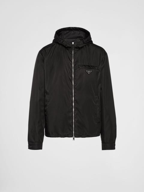 Re-Nylon hooded blouson jacket