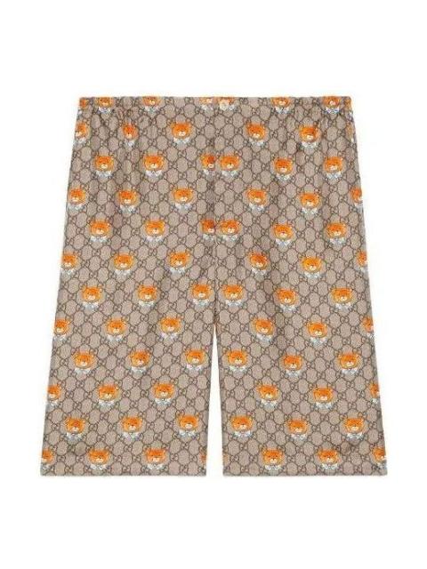 GUCCI Gucci x Kai GG Silk Shorts 'Beige Brown' 660286-ZAG1O-2233