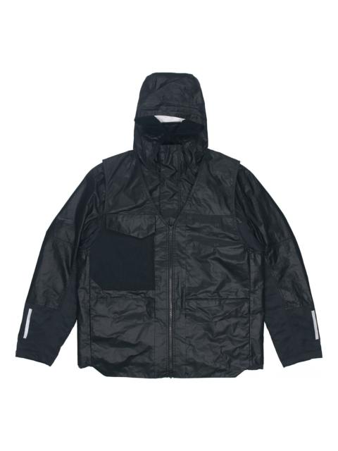 Nike Splicing Loose Windproof hooded padded Jacket Black CK0698-010