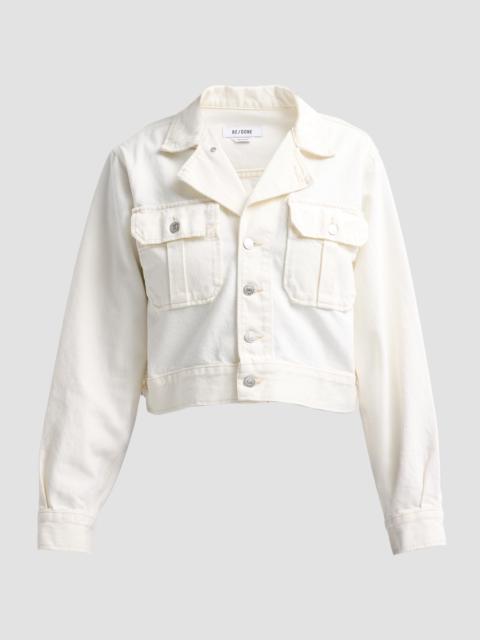RE/DONE Women's The Journey Denim Jacket - Crema
