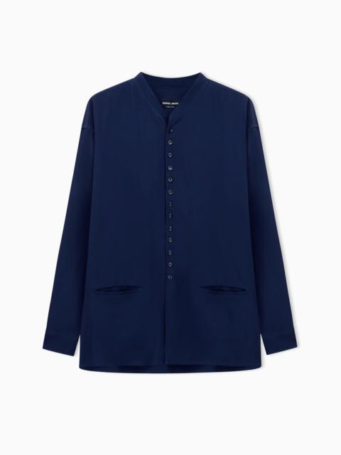 GIORGIO ARMANI CANNETÉ VISCOSE SHIRT