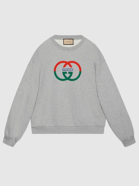 GUCCI Cotton jersey printed sweatshirt