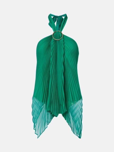 Max Mara Valzer pleated top