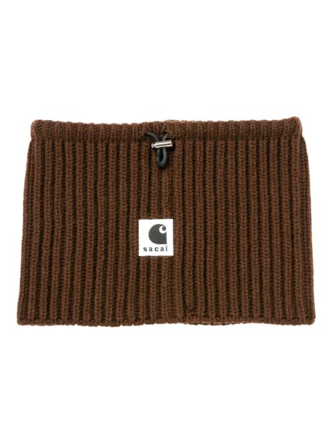 sacai Carhartt WIP Wool Knit Neck Warmer