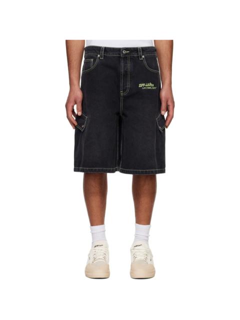 Off-White Off-White Off Denim Safari Cargo Shorts