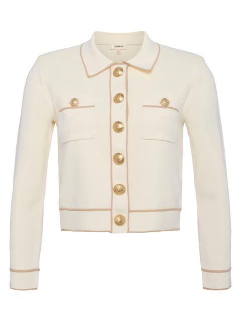 L'AGENCE Neo Cropped Cardigan