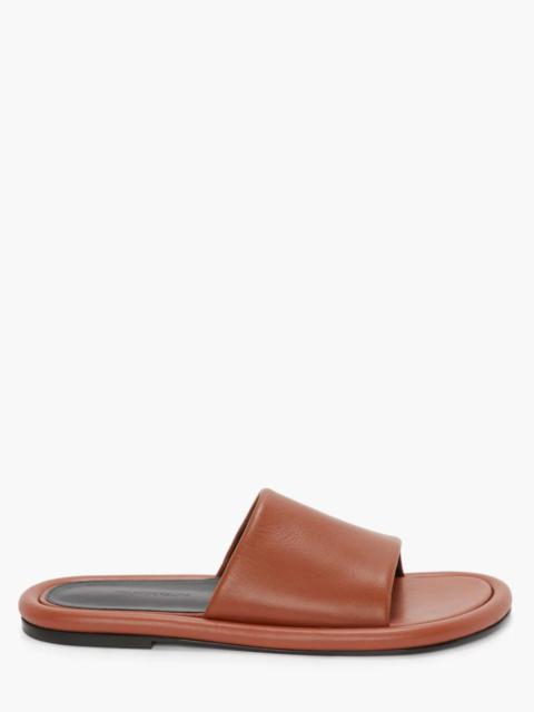 JW Anderson BUMPER-TUBE LEATHER SLIDES