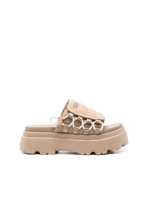 UGG Callie suede platform slides
