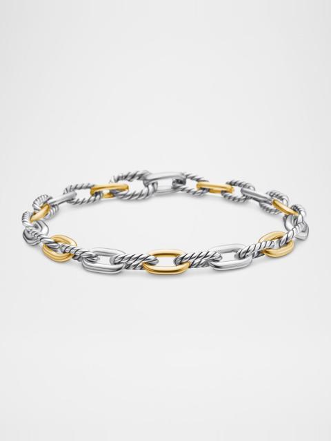 DAVID YURMAN DY Madison Chain Bracelet in Silver with 18K Gold, 5.5mm