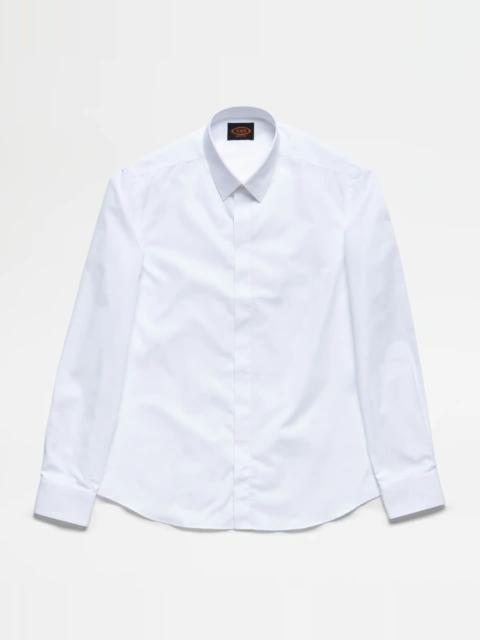Tod's SHIRT IN COTTON - WHITE