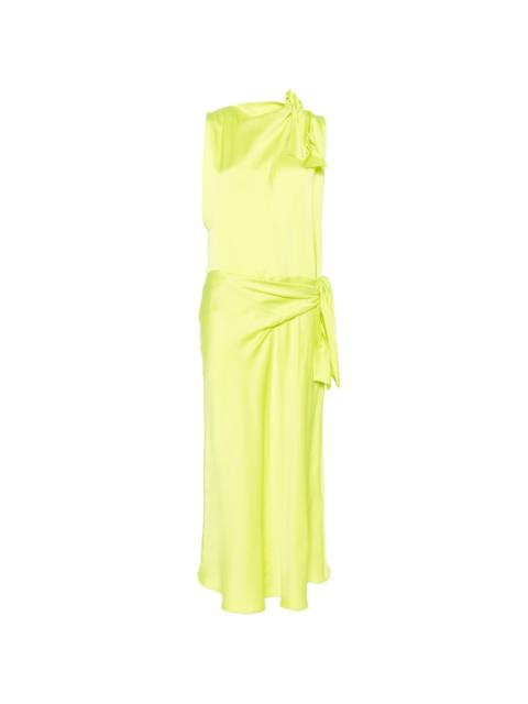 MSGM knotted midi dress